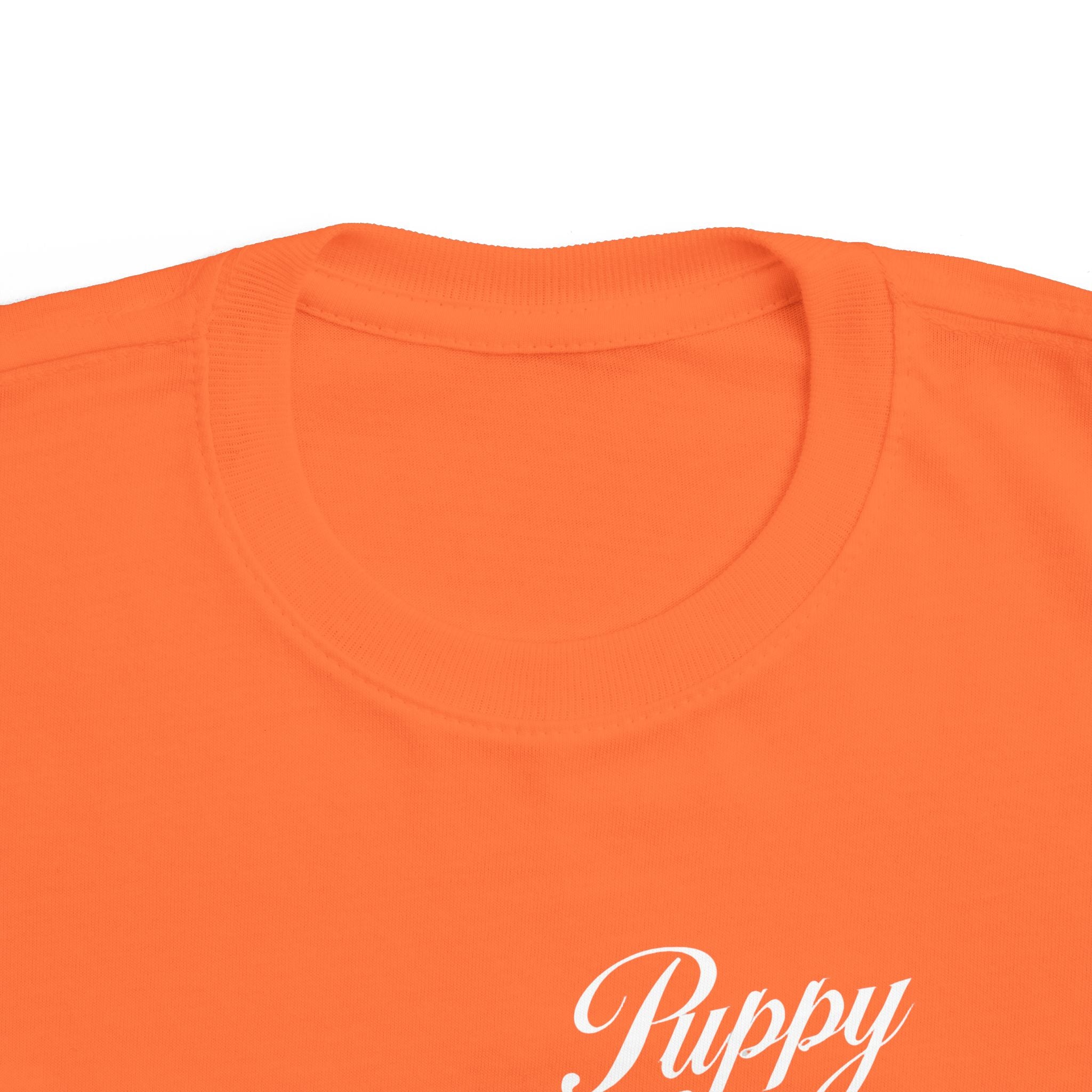 Puppy Toddler Tee, Colorful Kids Shirt, Cute Dog Child Tshirt, Fun Animal Baby Top, Playful Pet Youth Clothing, Infant Fine Jersey,