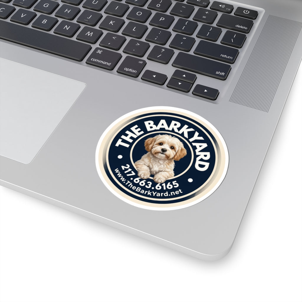 Dog Lover Kiss-Cut Stickers - Barkyard Boutique, Cute Dog Stickers, Pet Accessories, Laptop Decor, Fun Gift Ideas, Dog Mom