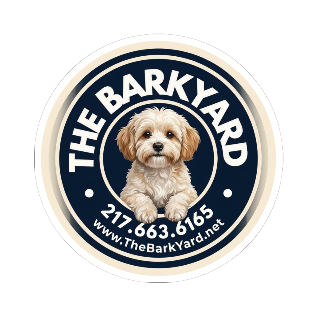 Dog Lover Kiss-Cut Stickers - Barkyard Boutique, Cute Dog Stickers, Pet Accessories, Laptop Decor, Fun Gift Ideas, Dog Mom