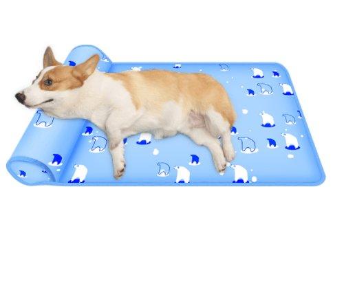 Cool Breeze Pet Comfort Mat: Breathable Cooling Pad With Pillow For Dogs And Cats
